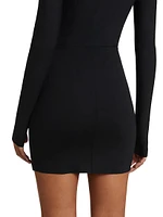 Neoprene Micro-Mini Skirt