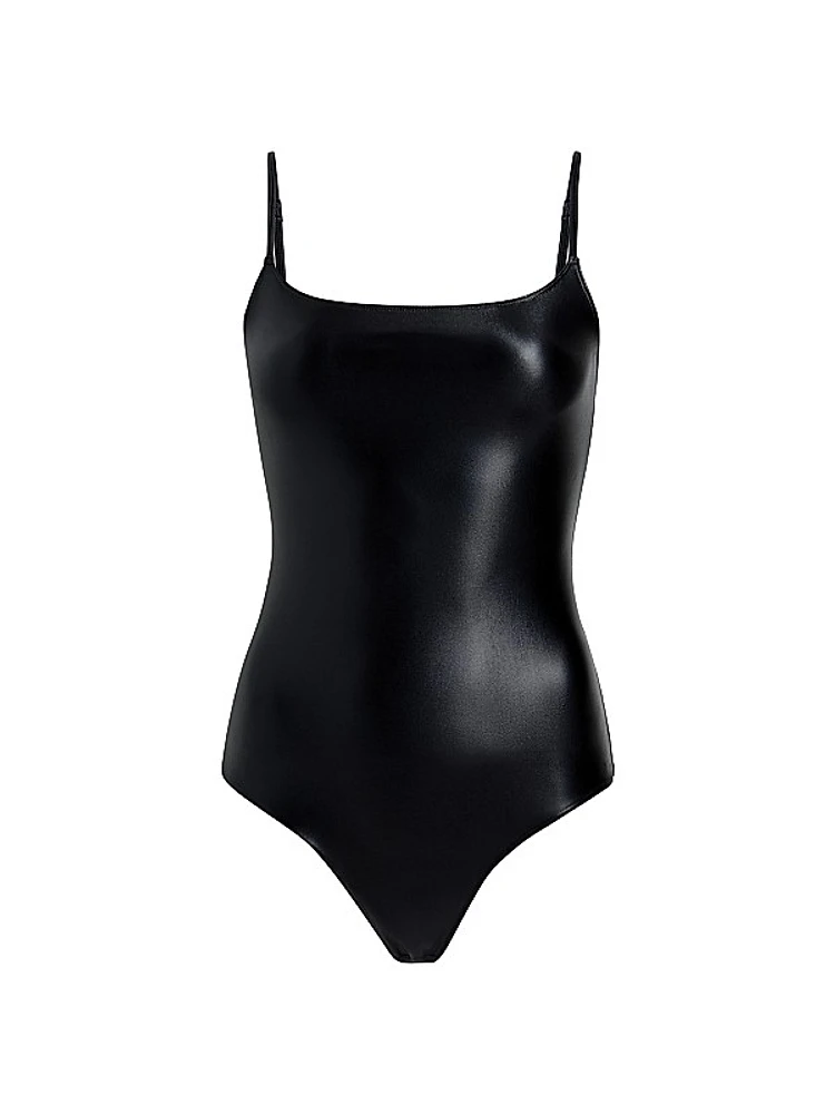 Matte Metallic Cami Bodysuit