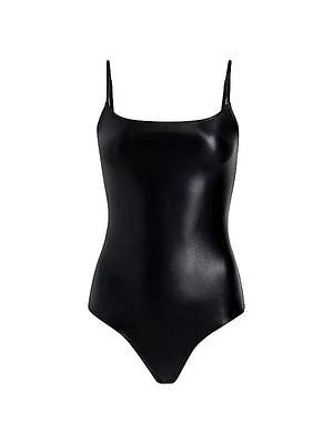 Matte Metallic Cami Bodysuit