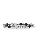 Spiritual Beads Rosary Bracelet Sterling Silver