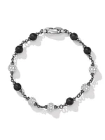 Spiritual Beads Rosary Bracelet Sterling Silver