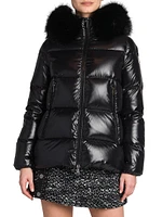 Laiche Down Faux Fur-Trim Parka