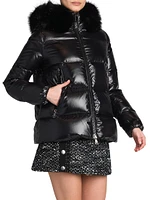 Laiche Down Faux Fur-Trim Parka