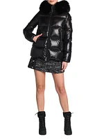 Laiche Down Faux Fur-Trim Parka