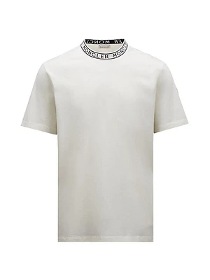 Logo Knit Neck T-Shirt