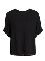 Carson Cotton Gauze Top