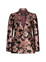 Paisley Metallic Blazer