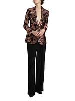 Paisley Metallic Blazer