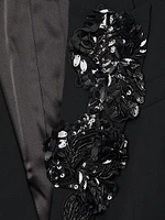 Cassandra Embellished Appliqué Blazer