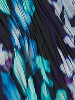 Rosemary Floral Ruched One-Shoulder Dress