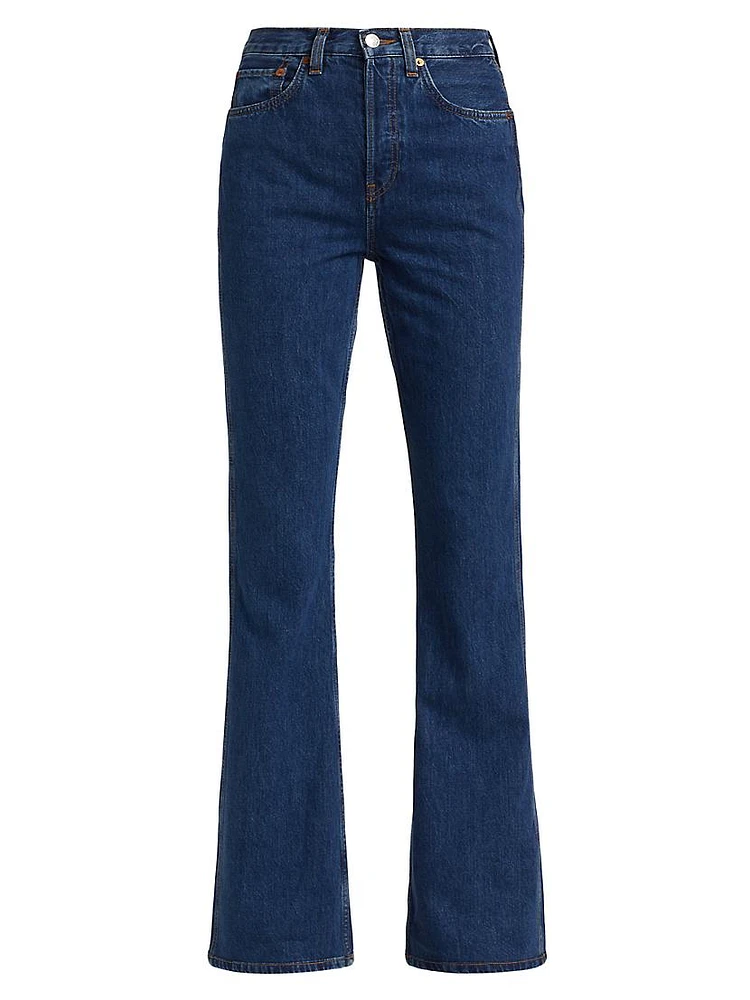 The Riding High-Rise Flare Jeans