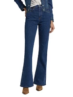 The Riding High-Rise Flare Jeans