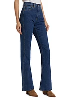 The Riding High-Rise Flare Jeans