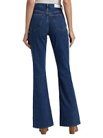 The Riding High-Rise Flare Jeans