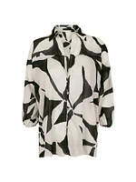 Bossa Moana Button-Front Cover Up