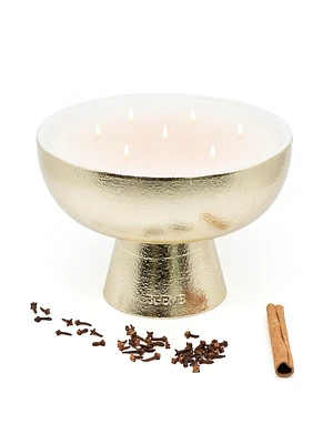 Gold Cheer Pomegranate & Clove Ceramic Candle