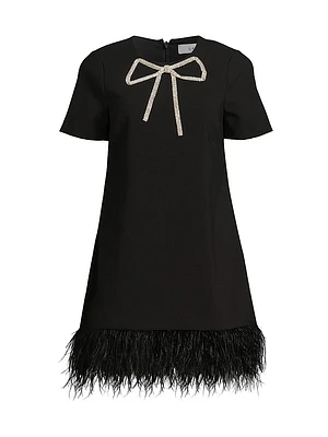 Marullo Jewel Bow Minidress