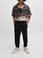 Oversize-Fit Shirt with Tie-Dye Print