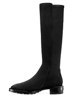 5050 Suede Knee-High Lug Boots