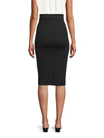 Hillary Maternity High-Rise Midi-Skirt