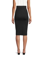 Hillary Maternity High-Rise Midi-Skirt