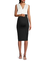 Hillary Maternity High-Rise Midi-Skirt