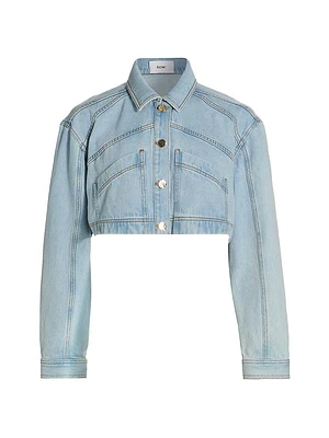 Amesbury Denim Crop Jacket