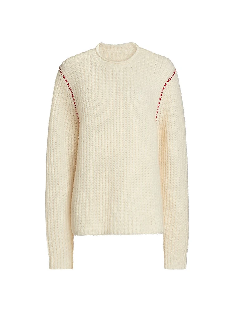 Cloud Wool-Blend Crewneck Sweater