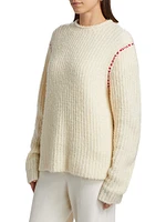 Cloud Wool-Blend Crewneck Sweater