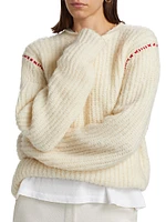 Cloud Wool-Blend Crewneck Sweater