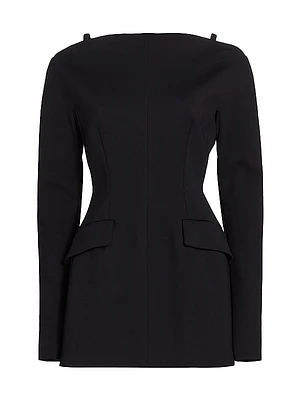 Dakar Long-Sleeve Minidress