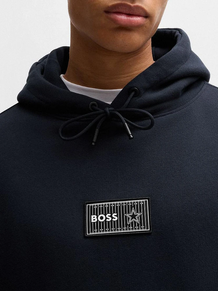 BOSS x NFL Cotton-Terry Hoodie with Special Branding