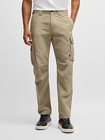 BOSS x NFL Relaxed-Fit Cargo Trousers with Special Branding