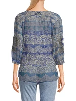 Mazzy Ruched Blouse