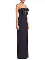 Bea Cut-Out Strapless Column Gown