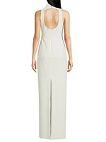 Doiran Halterneck Column Gown