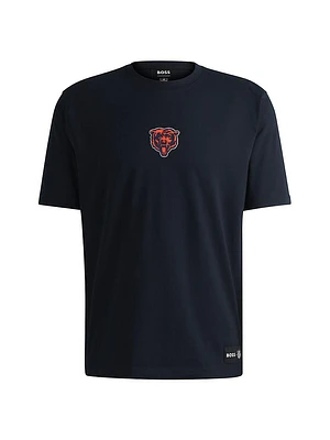 BOSS x NFL Interlock-Cotton T-Shirt with Special Branding