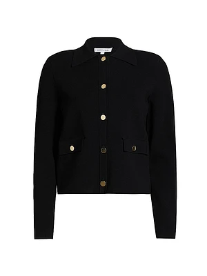 Katia Knit Button-Front Jacket