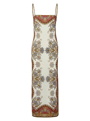 Petra Printed Slip Dress