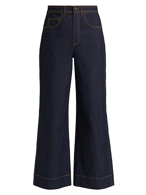 Betsy Stretch-Denim Flare Jeans