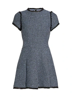 Nova Metallic Tweed Minidress