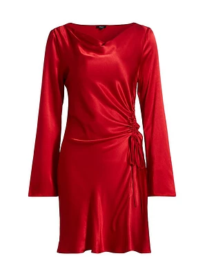 Alessandra Satin Minidress