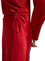 Alessandra Satin Minidress
