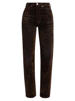 90s High-Rise Loose Straight-Leg Jeans