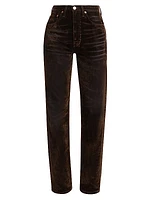 90s High-Rise Loose Straight-Leg Jeans