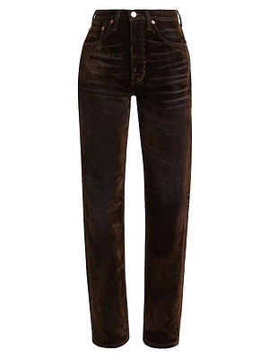 90s High-Rise Loose Straight-Leg Jeans