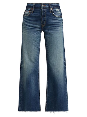 Mid-Rise Wide-Leg Jeans