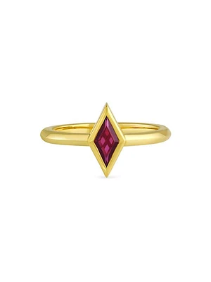 Tillya Tepe Zan 18K Yellow Gold & Ruby Ring