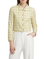 Grid Tweed Jacket