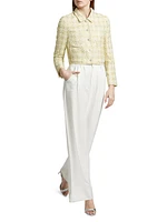 Grid Tweed Jacket
